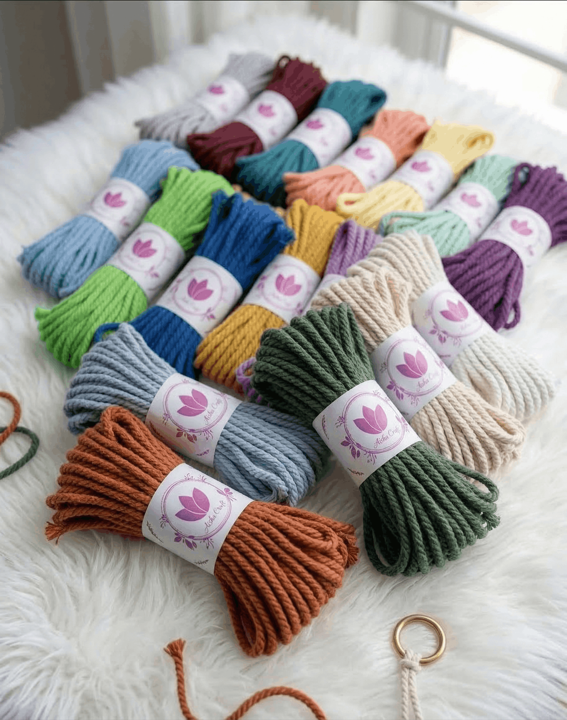 Paket Bisnis – Tali Katun Macrame Aisha Craft