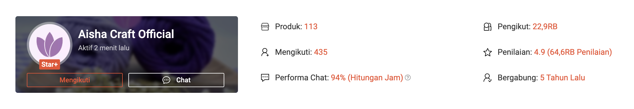 Aisha Craft Shopee Store